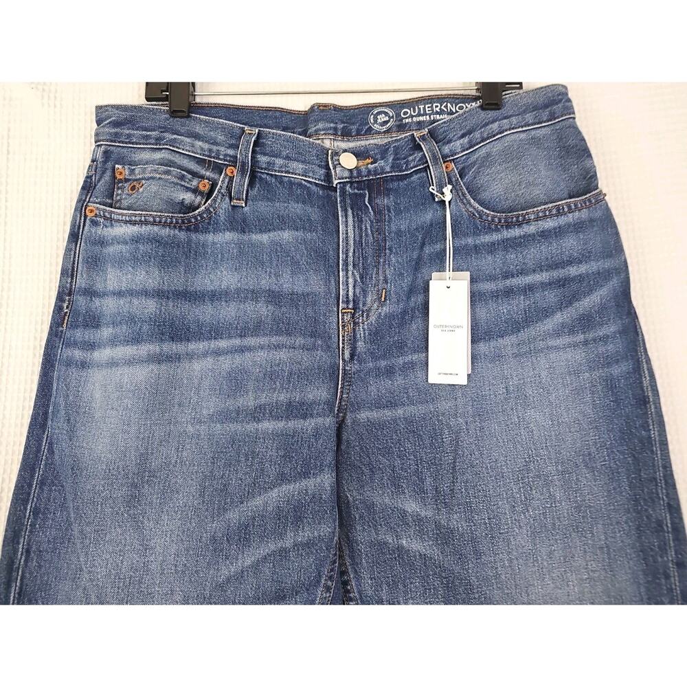 Outerknown ~Men's 33×30~ Blue Denim Sea Jeans The Dunes Straight Organic Cotton. - Picture 14 of 16